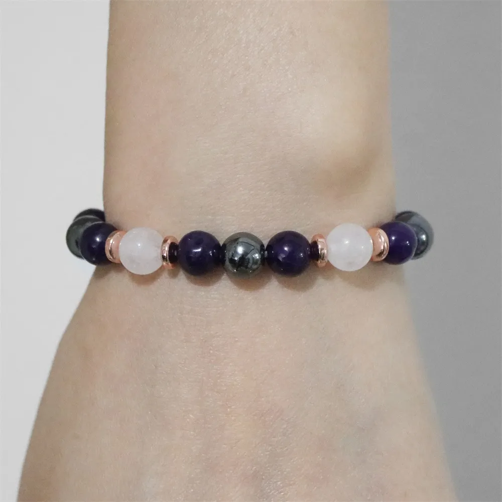 Natural Stone Green 2025 Aventurine new Beads Bracelet Men Hematite ite Energy Bracelets Women Quartz Reiki Fine Jewelry Gifts 8mm