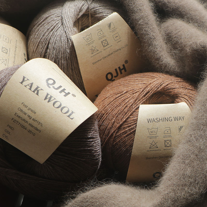 300gram Natural Mongolian 100% new Yak Wool Down Organic Mongolian Premium Yak Wool Yarn DIY 2025 Handmand Undyed Natural Colour Yarn