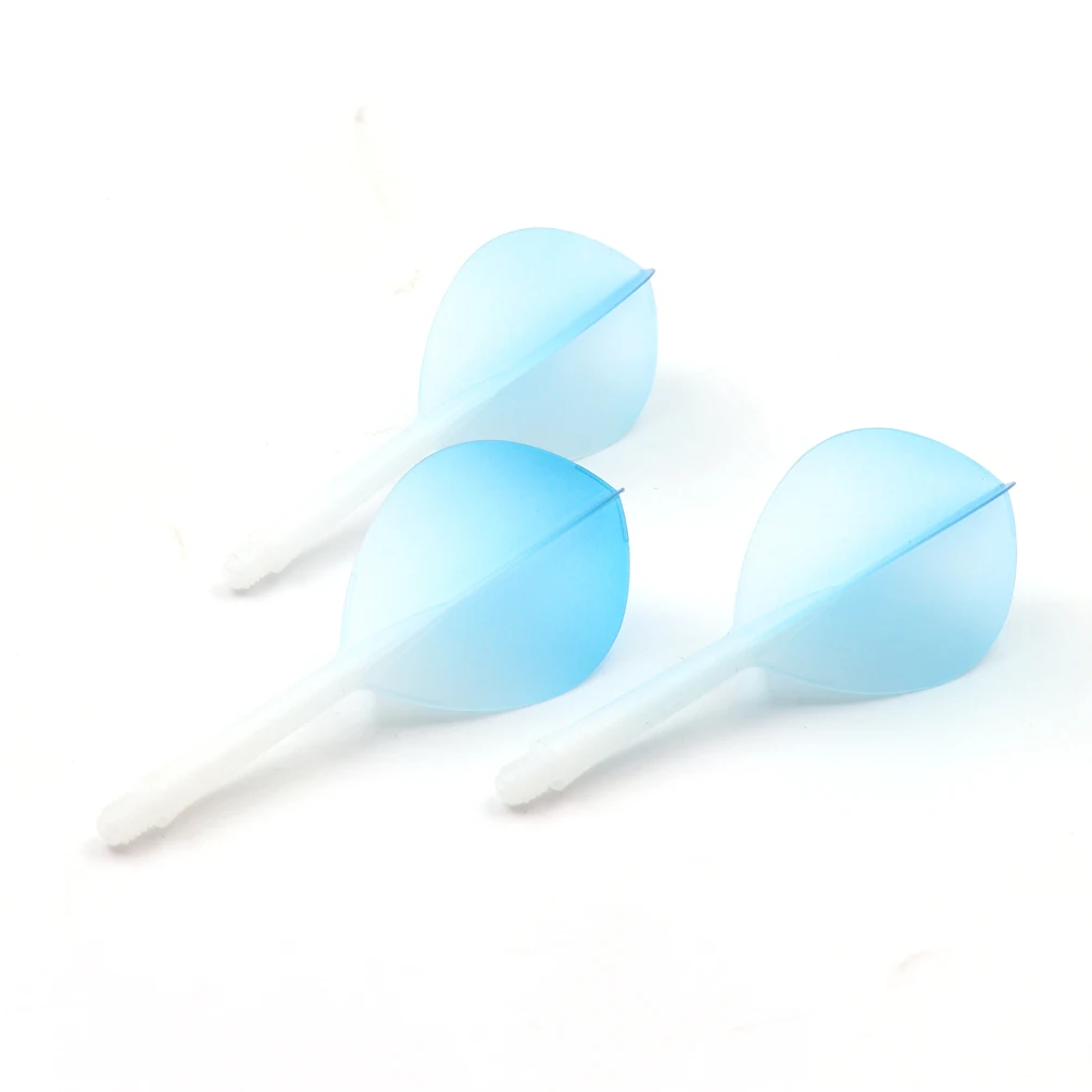 CUESOUL Integrated Dart Shaft and Flights Pear Shape Graduated Color