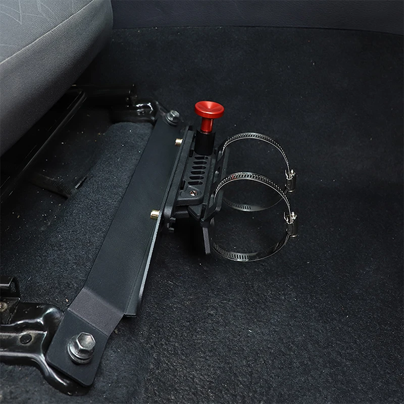 For Toyota Tacoma 2016-2022 Aluminum Alloy Car Seat Fire Extinguisher Bracket Multifunctional Fixed Bracket Accessories
