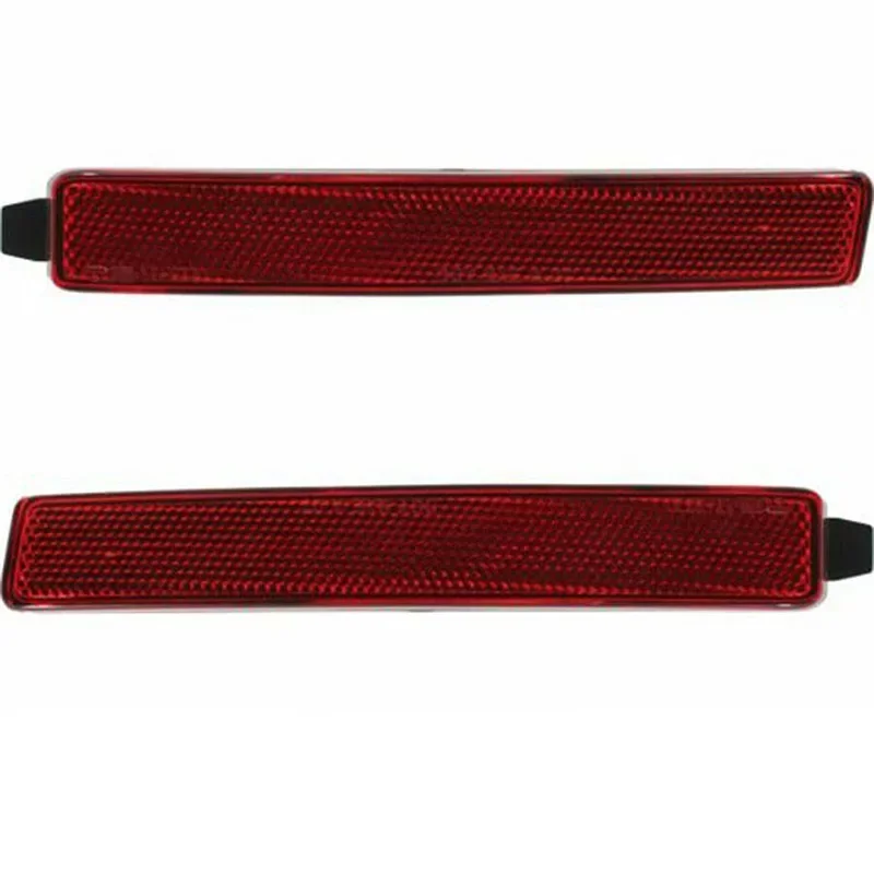 Car Rear Bumper Reflector 25881881 25881882 Light Trim Reflective Strips Plastic Replacement Parts For GMC Acadia 2007 2008-2012