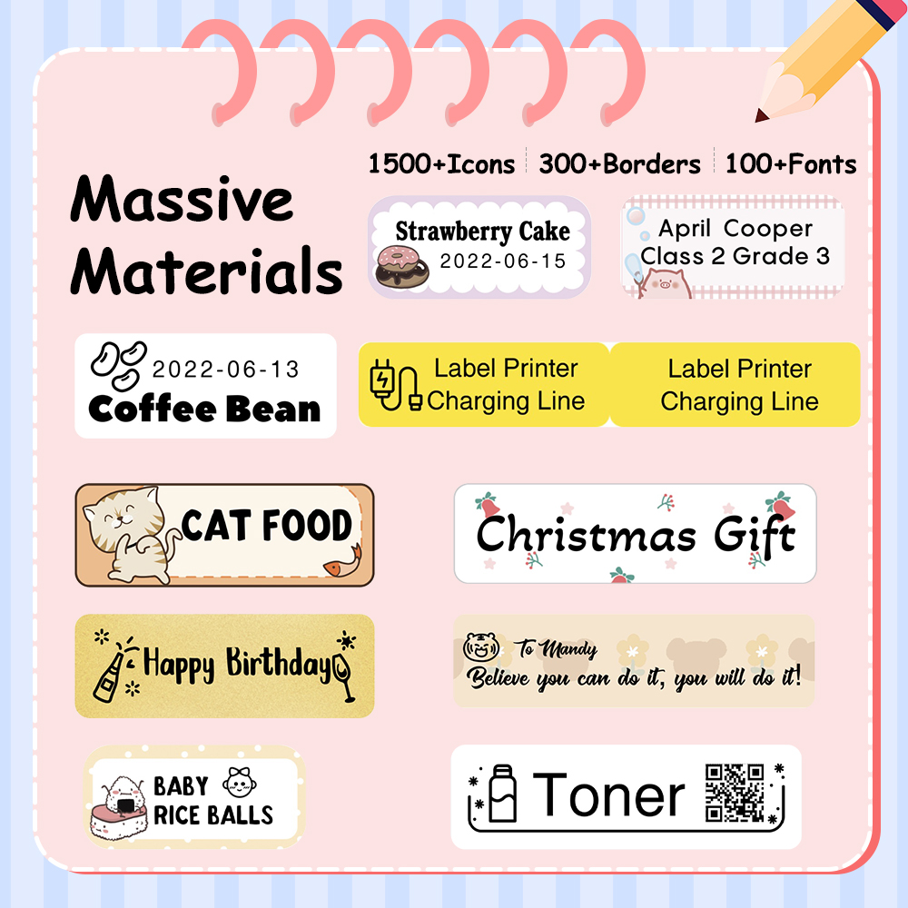 Phomemo Q30 Q31 new Q30S Label printer Label Maker Mini printer 6-15mm 2025 Portable Thermal Printer bluethooth Sticker Labeling hine