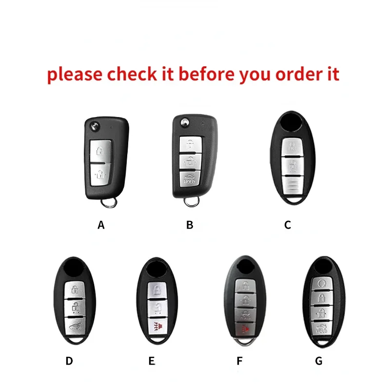 New Tpu Car Key Case Cover for Nissan new Leaf Micra Qashqai J11 J10 X Trail T32 Versa Note 2025 Patrol Infiniti Qx60 Qx30 Altima Maxima