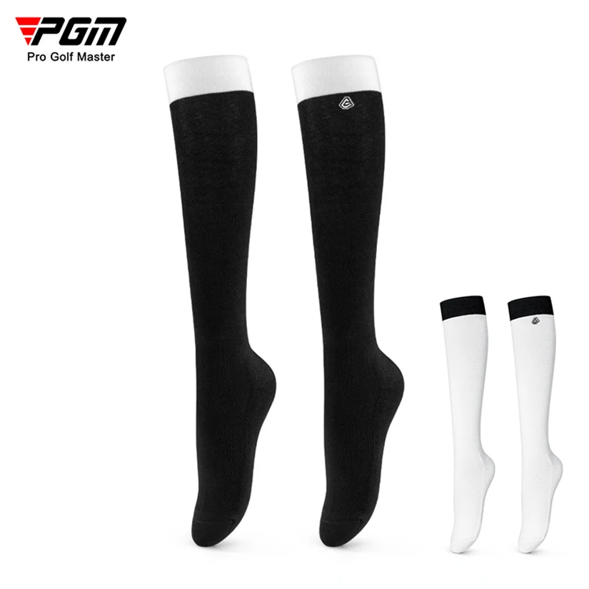 1Pair Golf socks Womens Athletic Socks Outdoor Sport Socks Thigh High Tights Stockings new 2025 Casual Tube Socks Black And White