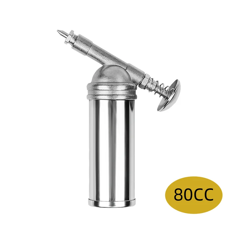 Manual High Pressure Oiler Airbrush Gun Bicycle 80CC Grease Gun new 2025 Pump Hose Grease Spray Gun Mini Handheld Oiler Hand Repair Tool