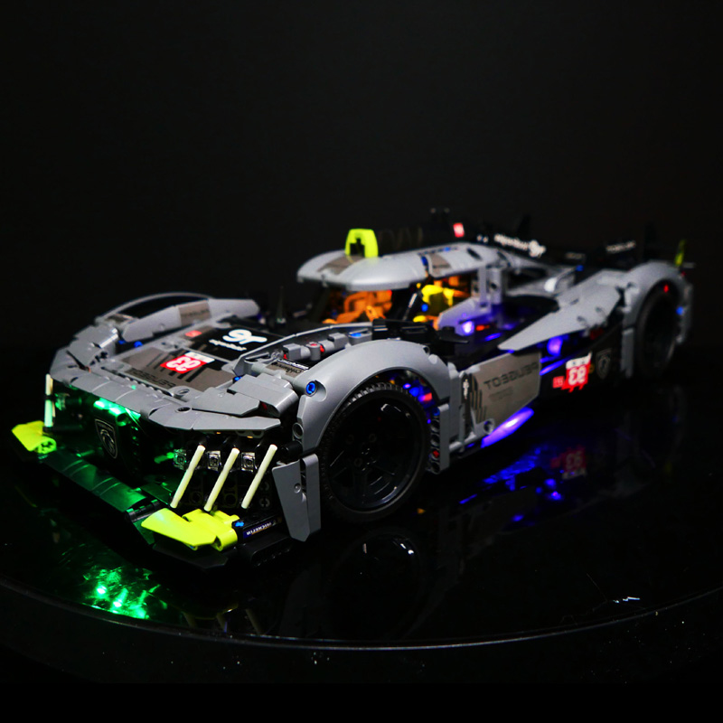 NEW Led Light Set For 42156 Technical Car Peugeoted 9X8 24H Le Mans Hybrid Hypercar Building Blocks Toys Not Include Car