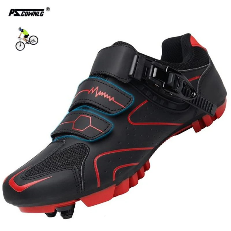 Mountain Bike Shoes Mens Cycling Shoes MTB Shoes Quick Ratchet Buckle Compatible with SPD System Pedal for Indoor and Outdoor Mo 240523