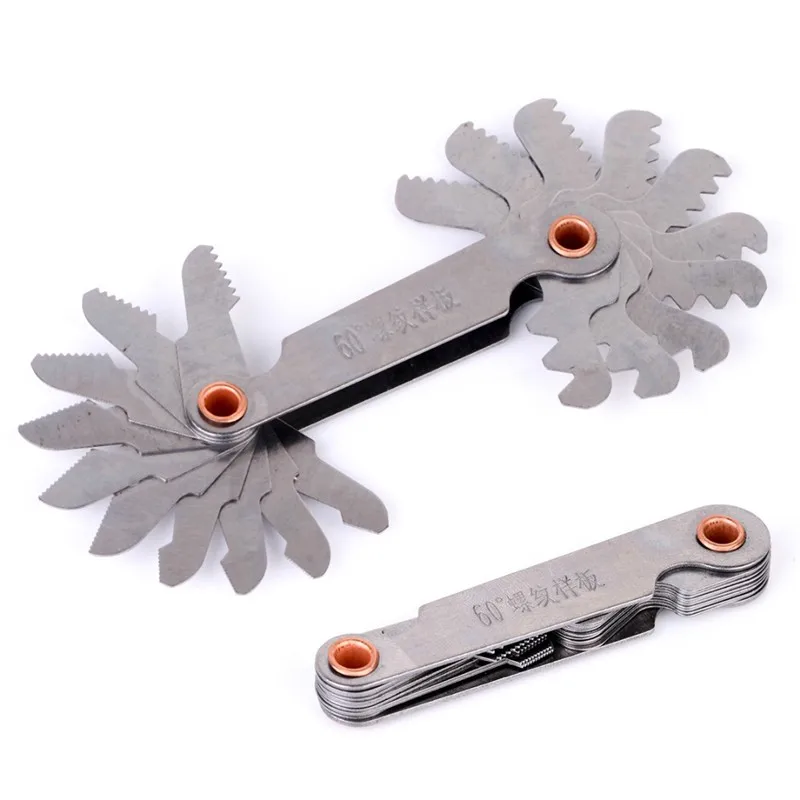 Thread Pitch Cutting new Gauge Blade Tool 55 And 60 Degree Inch Metric Screw Thread Pitch Gauge Blade Thread Meter 2025 Measuring Tool