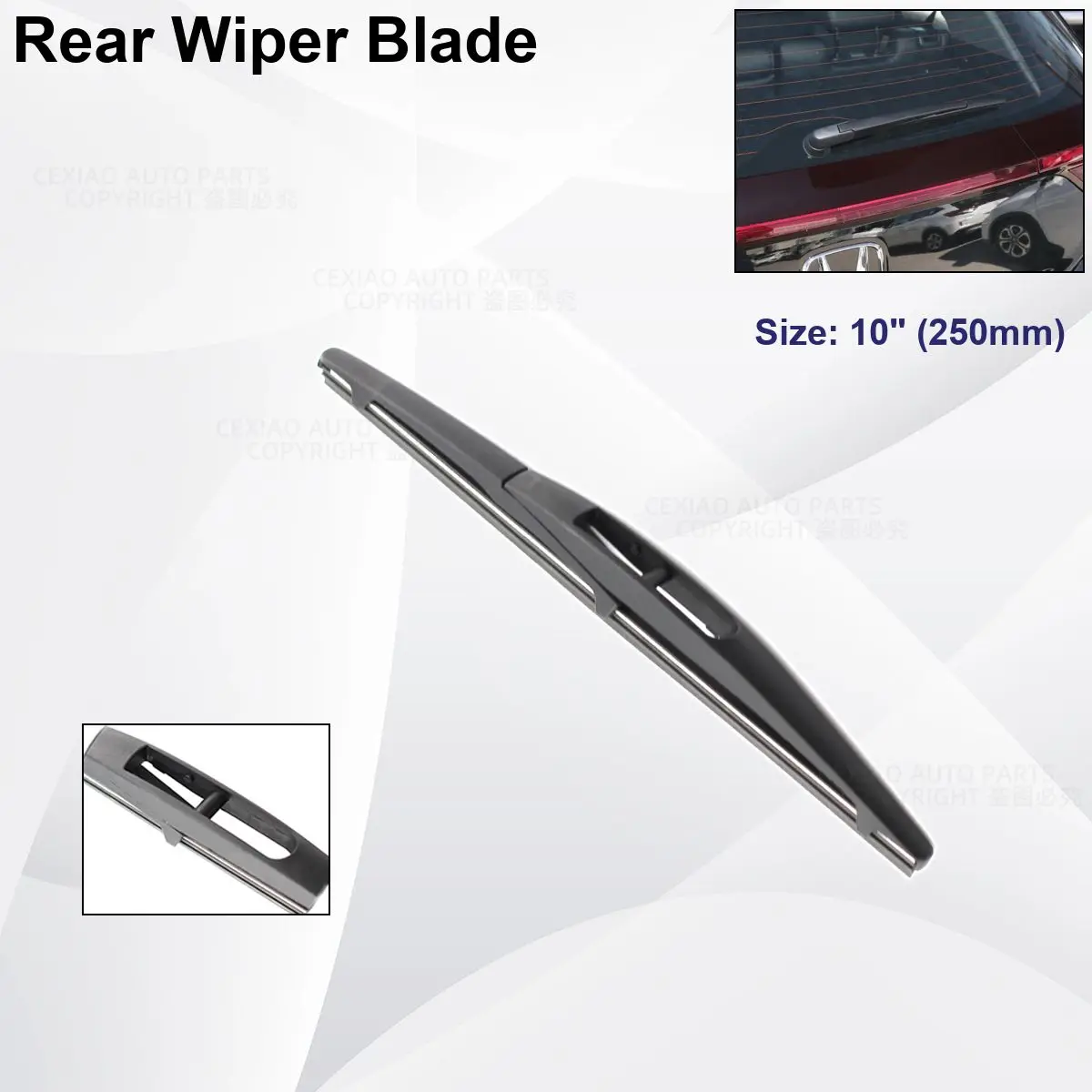 For Honda HR-V Vezel 2013-2019 Car Front Rear Wiper Blades Soft Rubber Windscreen Wipers Auto Windshield 2025 new 26"+18"+10" 2017 2018