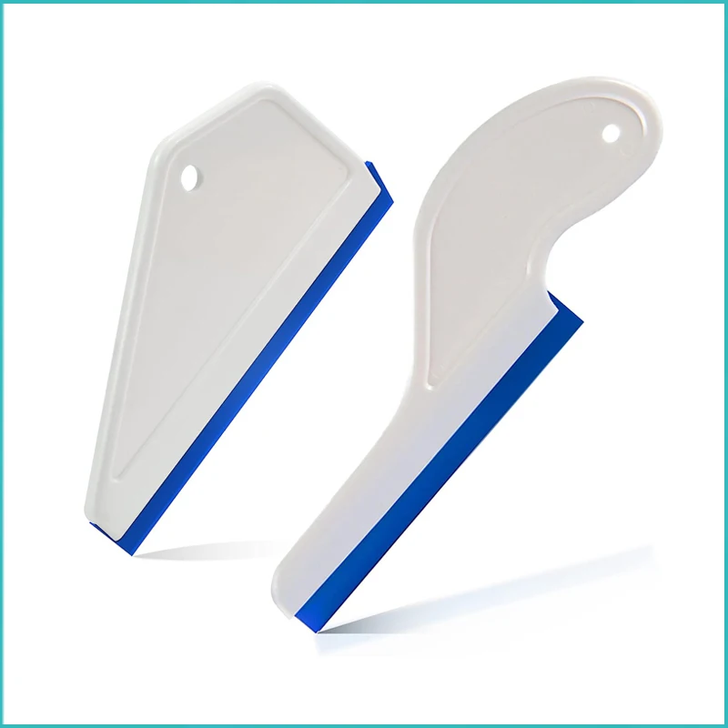 1Pc Window Tint Tools Car Window Squeegee Glass Cleaner Silicone Water Blade Side Wiper Swiper Water Remover Glass Scraper