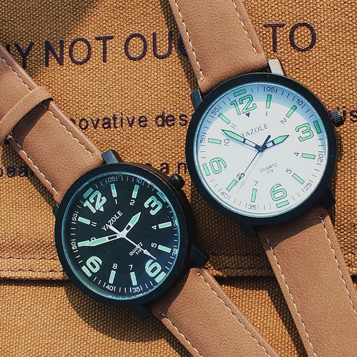 2025 Men's Watch Sports Luminous Watches new For Men Wrist Watches Leather Clock erkek kol saati relogio masculino reloj hombre 2020
