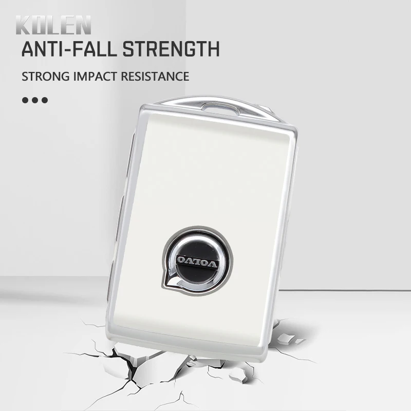 TPU Car Remote Key Case Cover Shell For Volvo S60 S90 XC40 XC60 XC90 V60 V90 C40 Polestar 1 Polestar 2 Protector Fob Accessories