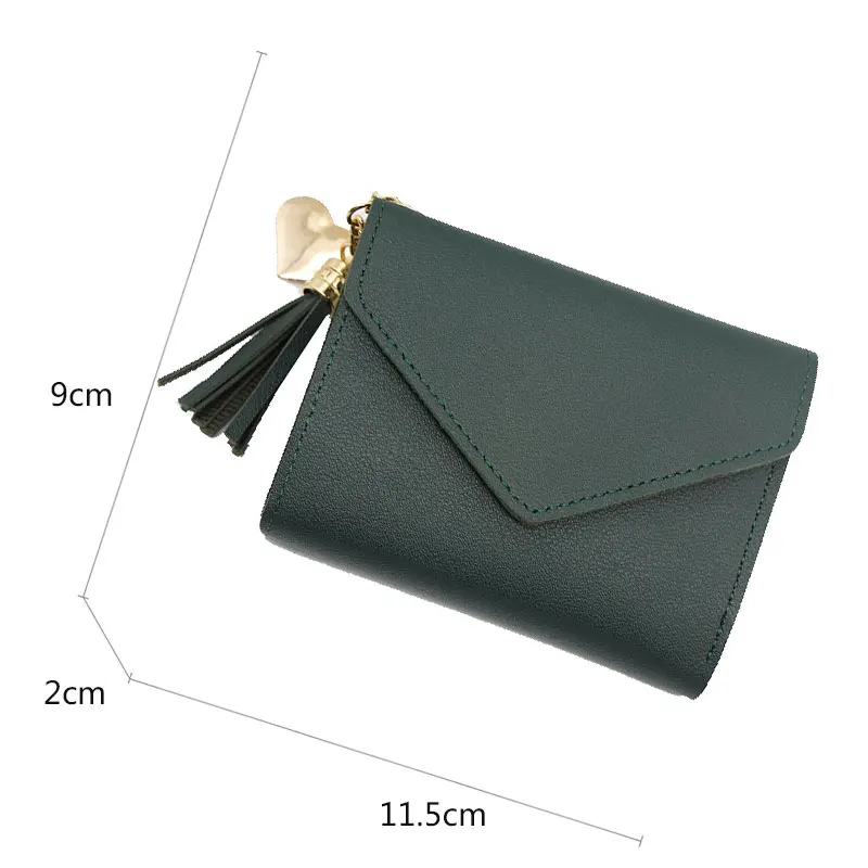 2024 New Short Women Wallets Free new Name Engraving Small 2025 Card Holders Female Purse High Quality Cute Wallet For Girls
