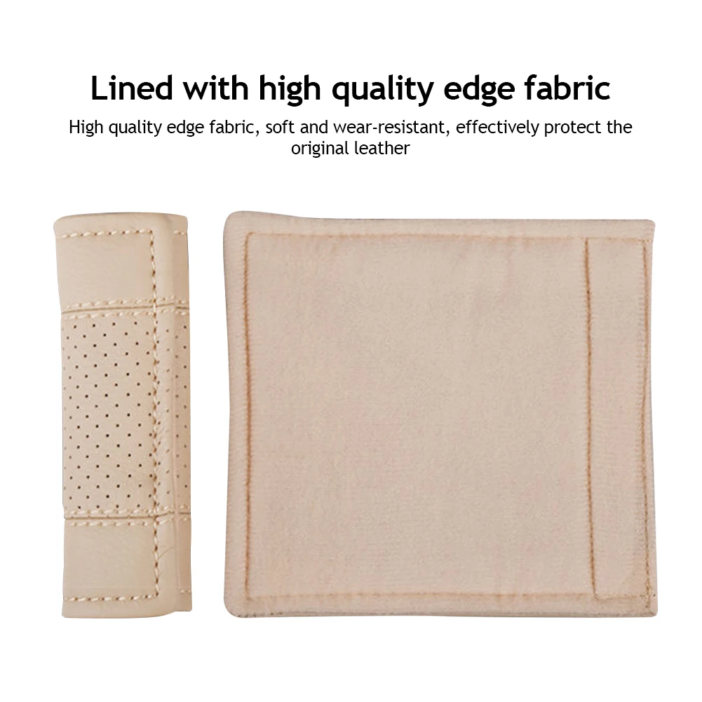 1pcs Car Interior Handle Protector Covers Inner Door Armrest Panel Pull Trim Beige Black Auto Left Right Door Roof Covers Plush