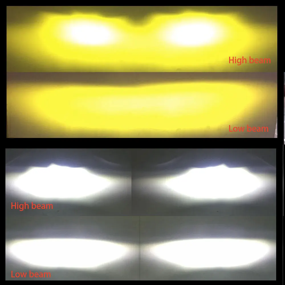 JALN7 ATV UTV Led Light 3 Inch 2pcs PODS Spotlight 20W Motorcycle Driving Headlight MOTO High Low Beam Car Fog Lamp