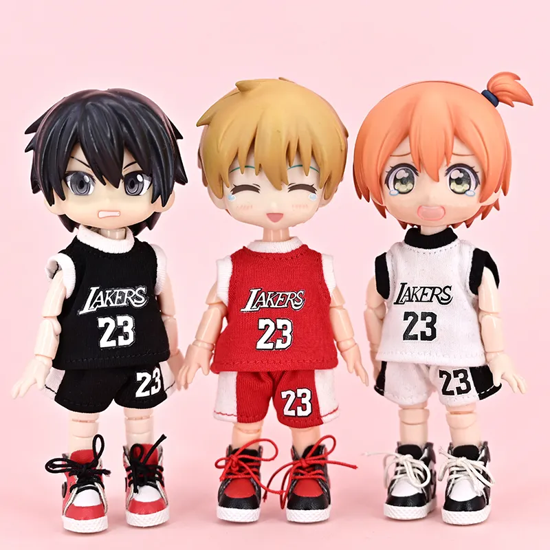 New Ob11 Doll Basketball Sportswear Clothes Dolls Sports T-Shirt Shorts For Obitsu11, Gsc, Molly, P9, Ymy, 1/12bjd Toy