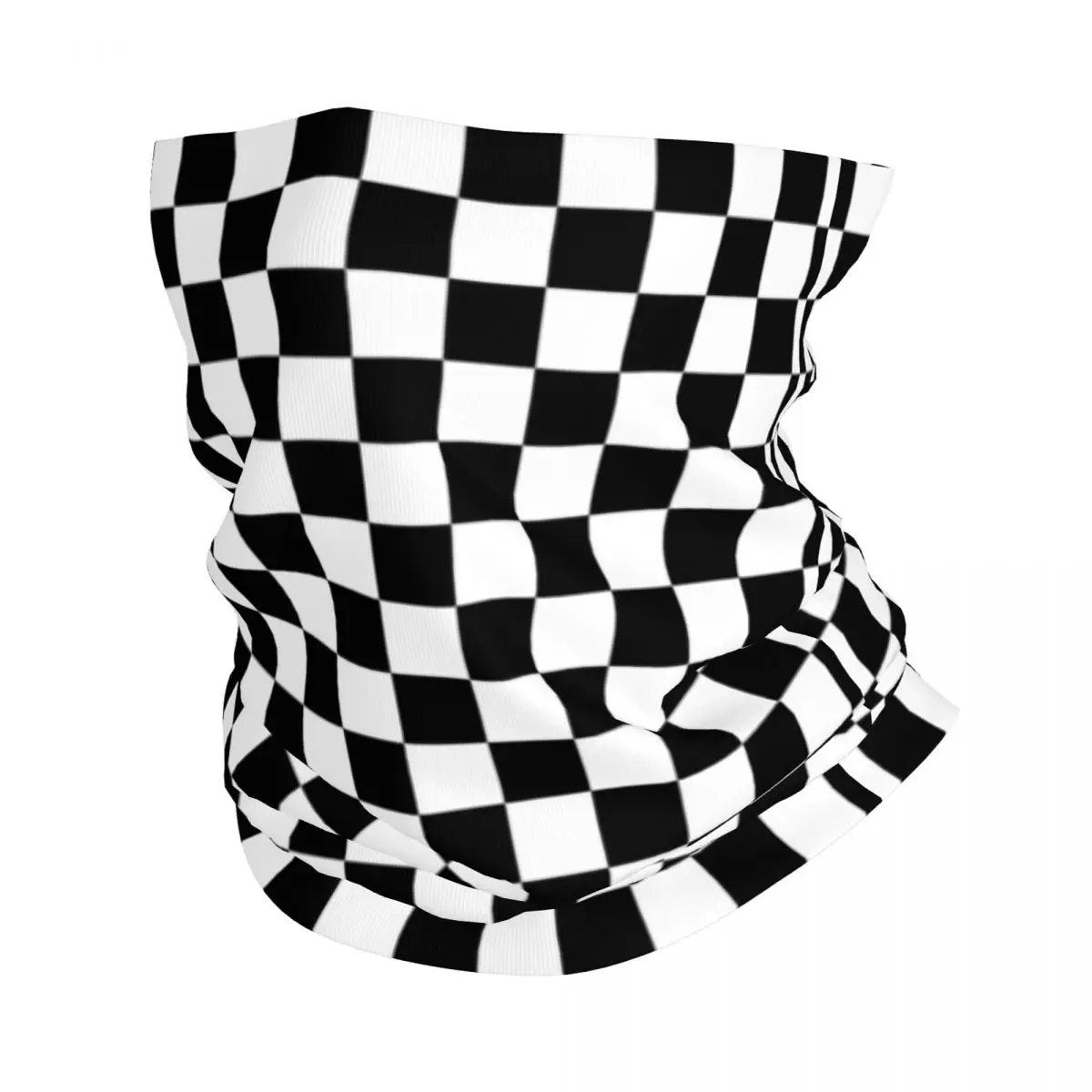Ska Checkerboard Winter Headband Neck Warmer Women Men Ski Hunting Tube Scarf Reggae Music Face Bandana Gaiter
