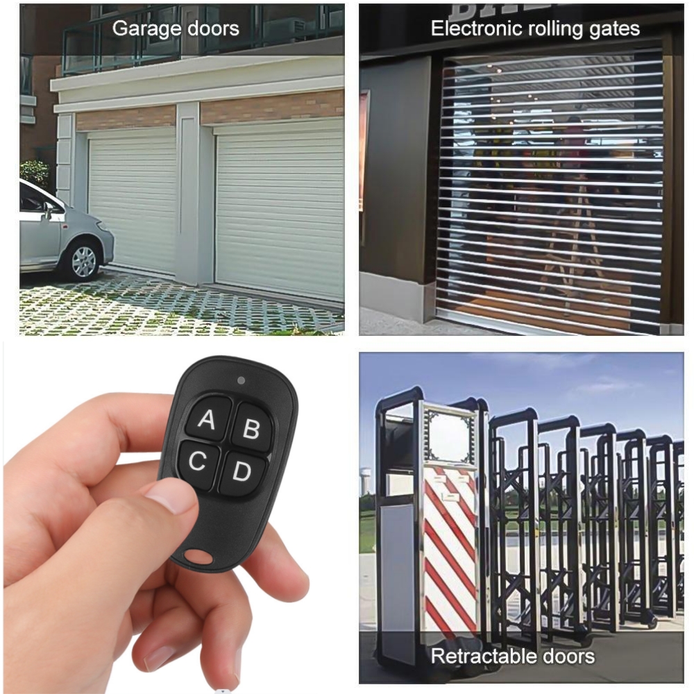 2025 433Mhz Remote Control 4CH new Auto Copy Opener Controller For CAME Duplicate Key Fob 433.92mhz Cloning Gate Garage Transmitter