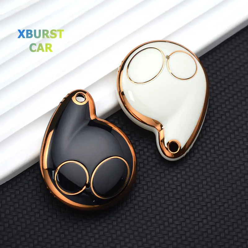 New TPU Car Key Cover Case For Honda Toyota Nissan Cobra Vios Key Alarm Remote Control Shell Fob Holder Keychain Protector