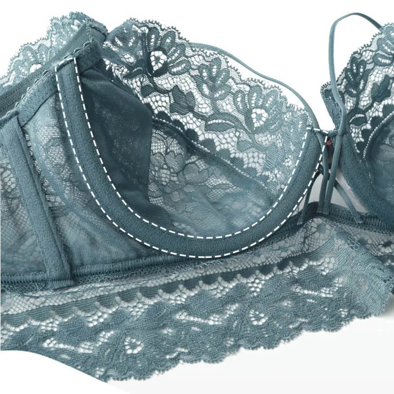 CINOON Top Classic Bandage Bra Set Lingerie new 2025 Push Up Brassiere Lace Underwear Set Sexy Transparent Panties For Women underwear