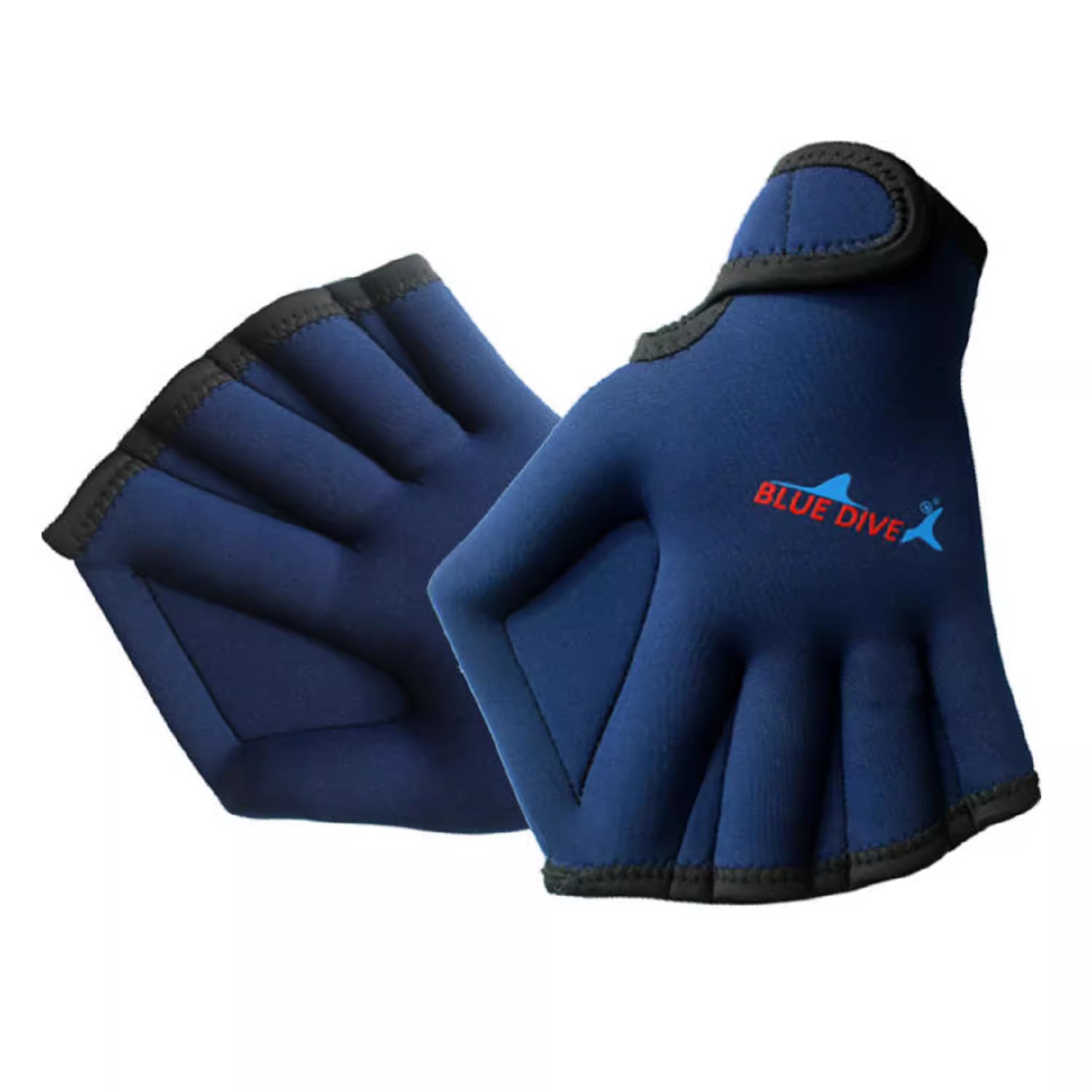 Adult children's diving swimming gloves open finger paddling duck palm gloves floating sailor fins winter swimming diving gloves