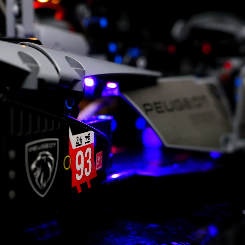 NEW Led Light Set For 42156 Technical Car Peugeoted 9X8 24H Le Mans Hybrid Hypercar Building Blocks Toys Not Include Car