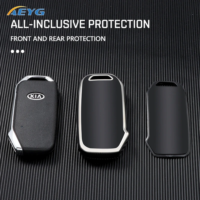 TPU Car Key Case Cover Shell Fob 2025 For KIA Sportage R GT Stinger Sorento new Ceed Cerato Forte Niro Soul Telluride Protector Keyless