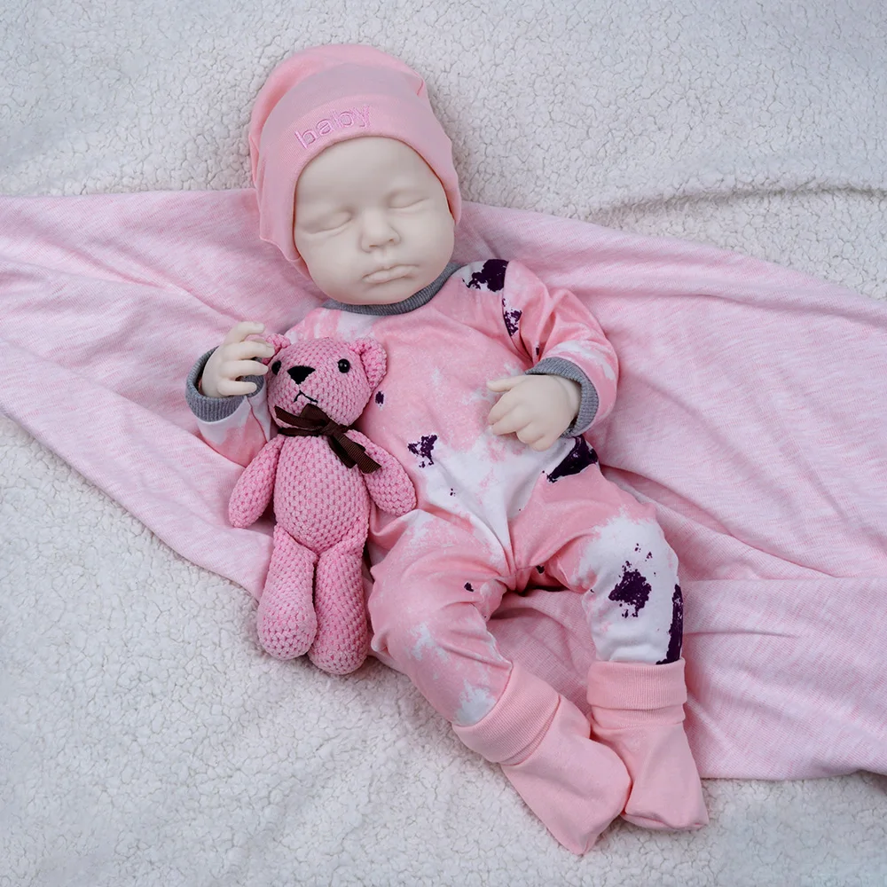 ADFO Reborn Kit Reborn Baby Vinyl Kit 20 Inches Loulou Unpainted Unfinished new Doll 2025 Parts DIY Blank Reborn Vinyl Doll Kit
