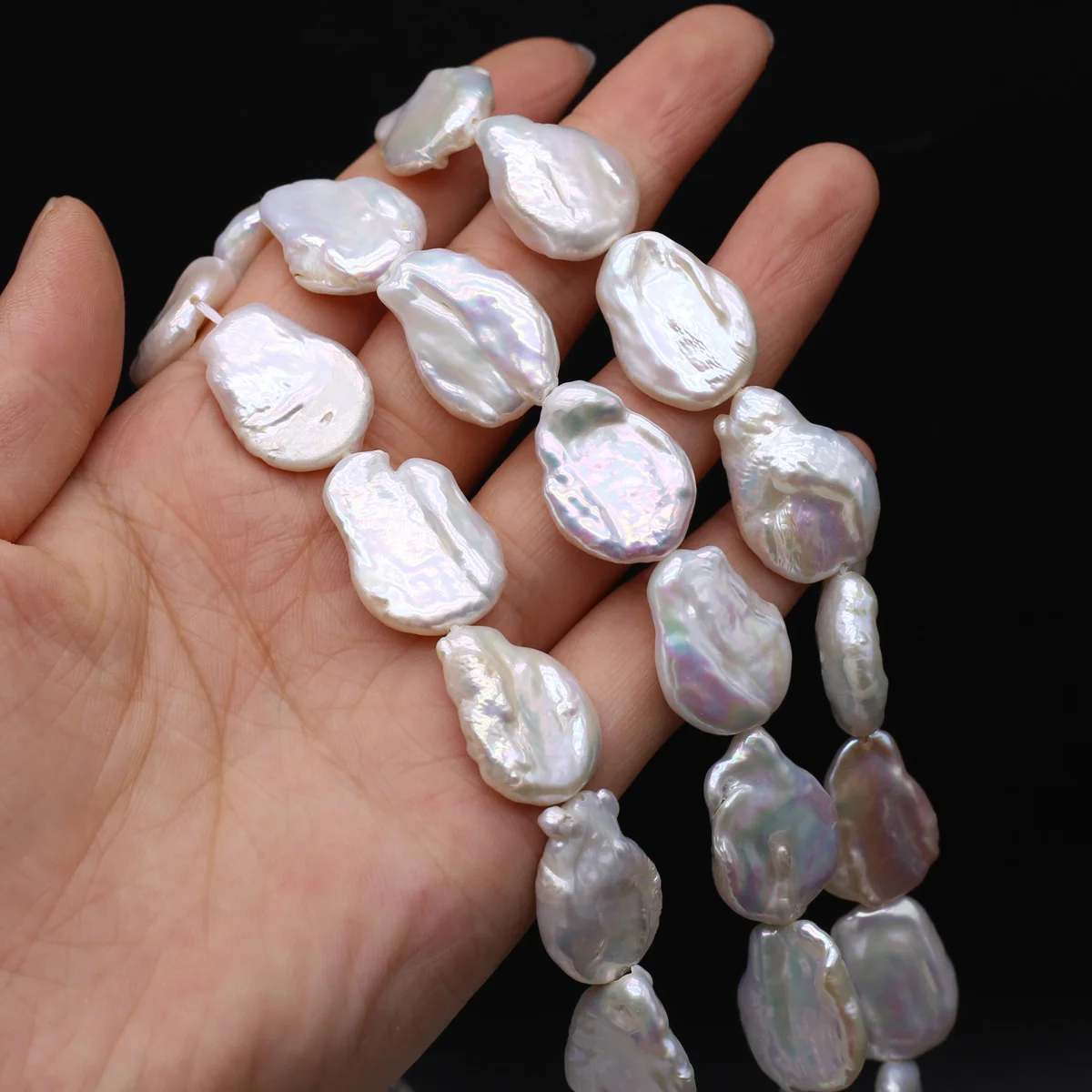 Natural Freshwater Baroque Pearl Beaded Irregular Loose Spacer Beads for Jewelry Making Diy Personalized Bracelets Necklaces