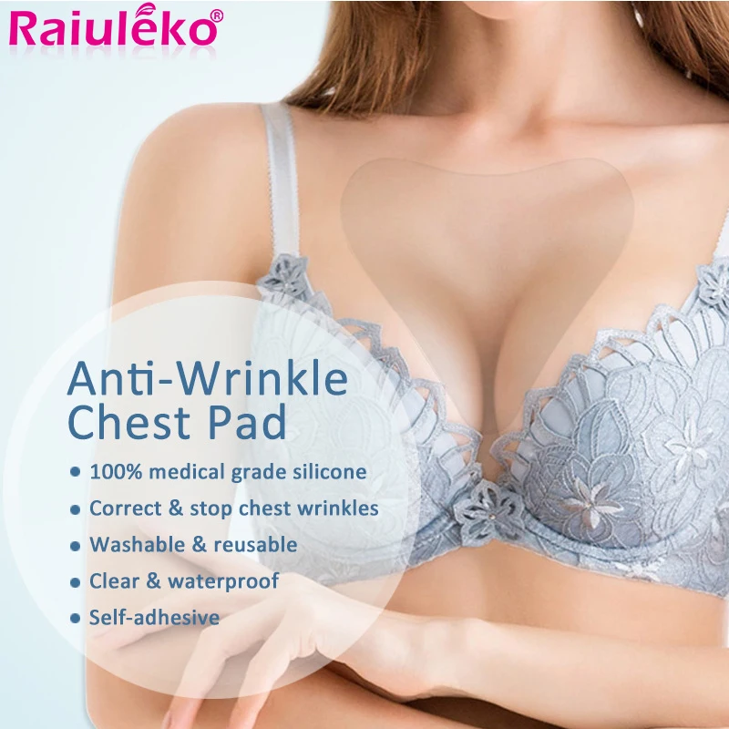 Reusable Anti-aging Silicone Invisible 2025 new Chest Patch Self Adhesive Anti Wrinkle Chest Pad Eliminate Preven Wrinkle Neckline Care