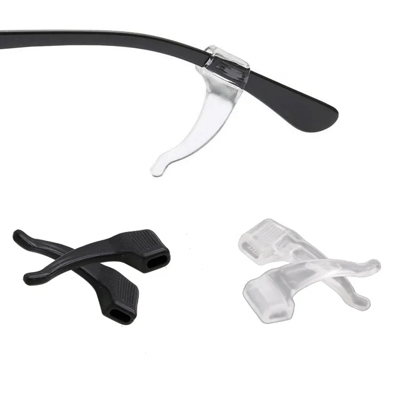 Anti-slip Ear Hook Glasses Leg Ear Sleeve Bracket Fastener Soft Silicone Grip Eyeglasses Accessories Anti-fall Eyewear Holder