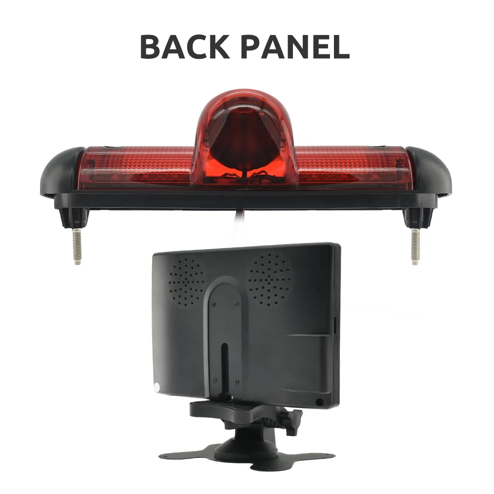 Parking House Car Rear View Camera Brake Light with 7 Inch Monitor For Fiat Ducato Citroen Jumper Peugeot Boxer 2006-2015