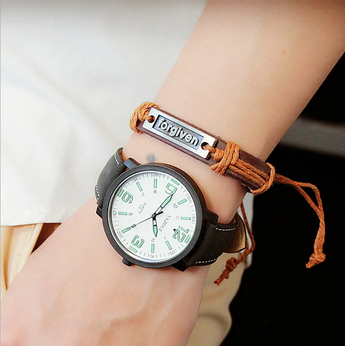 2025 Men's Watch Sports Luminous Watches new For Men Wrist Watches Leather Clock erkek kol saati relogio masculino reloj hombre 2020