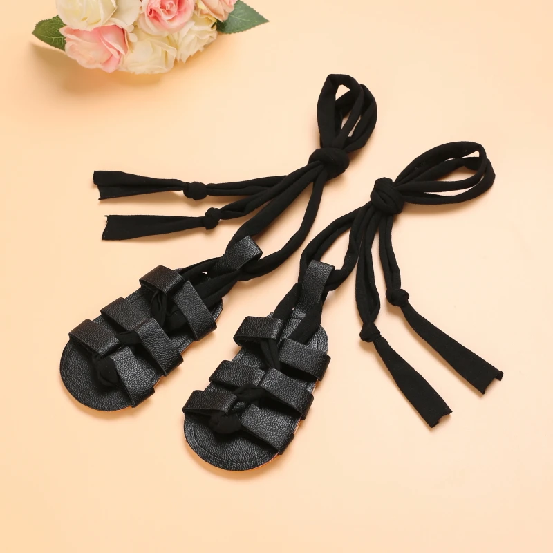 VALEN SINA new New Summer Fashionable 2025 And Cute Sandals Baby Cross Hollow Rubber Soles Sandal 0-18 Month Toddler Flat Booker