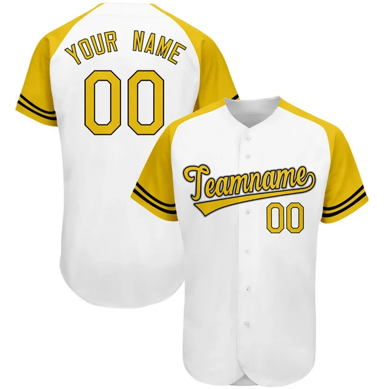 White Custom Baseball Jersey Shirt 3D Printed Embroidered for Men and Women Shirt Casual Shirts Hip new Hop 2025 Unisex Tops