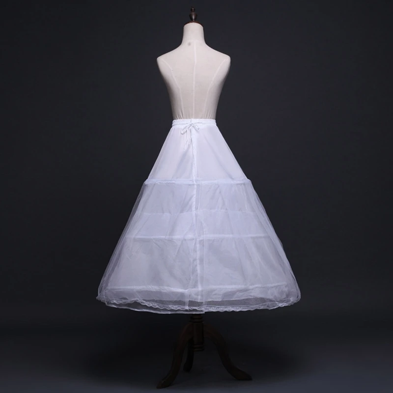 Women Crinoline Petticoat White Hoop Skirt Floor / Knee Length Ball 2025 Gown Slip Girls new Underskirt for Wedding Bridal Dress