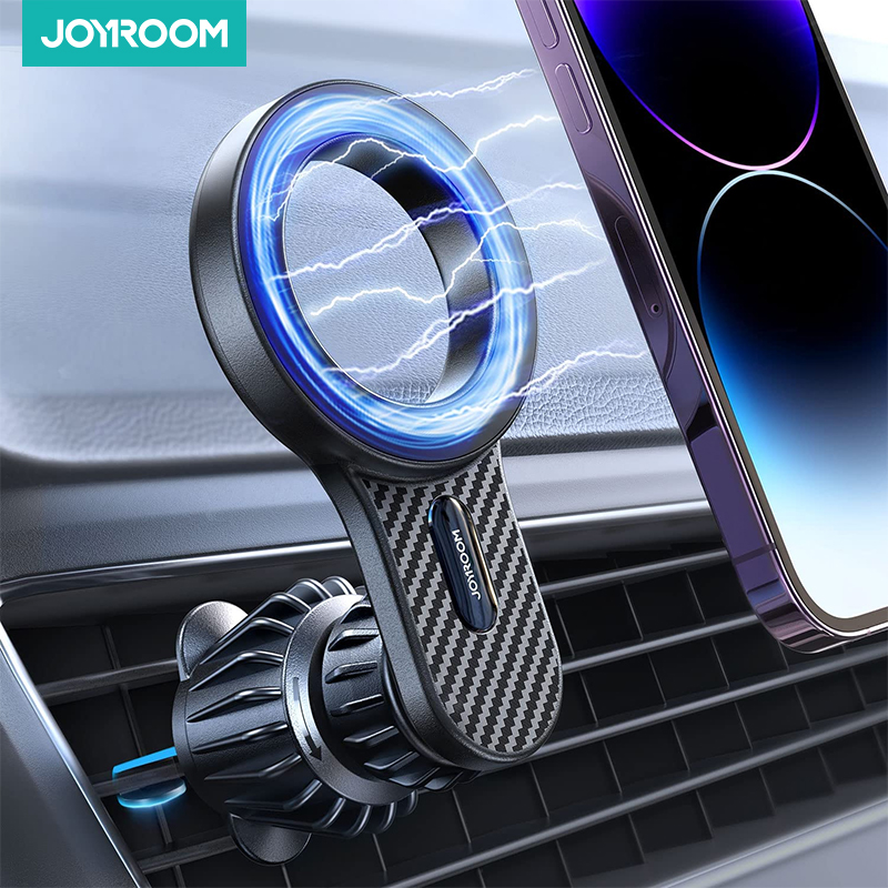 Joyroom Universal Magnetic Car Phone Holder Strong Car Air Vent Phone Mount Compatible with iPhone Samsung LG Google Pixel, etc