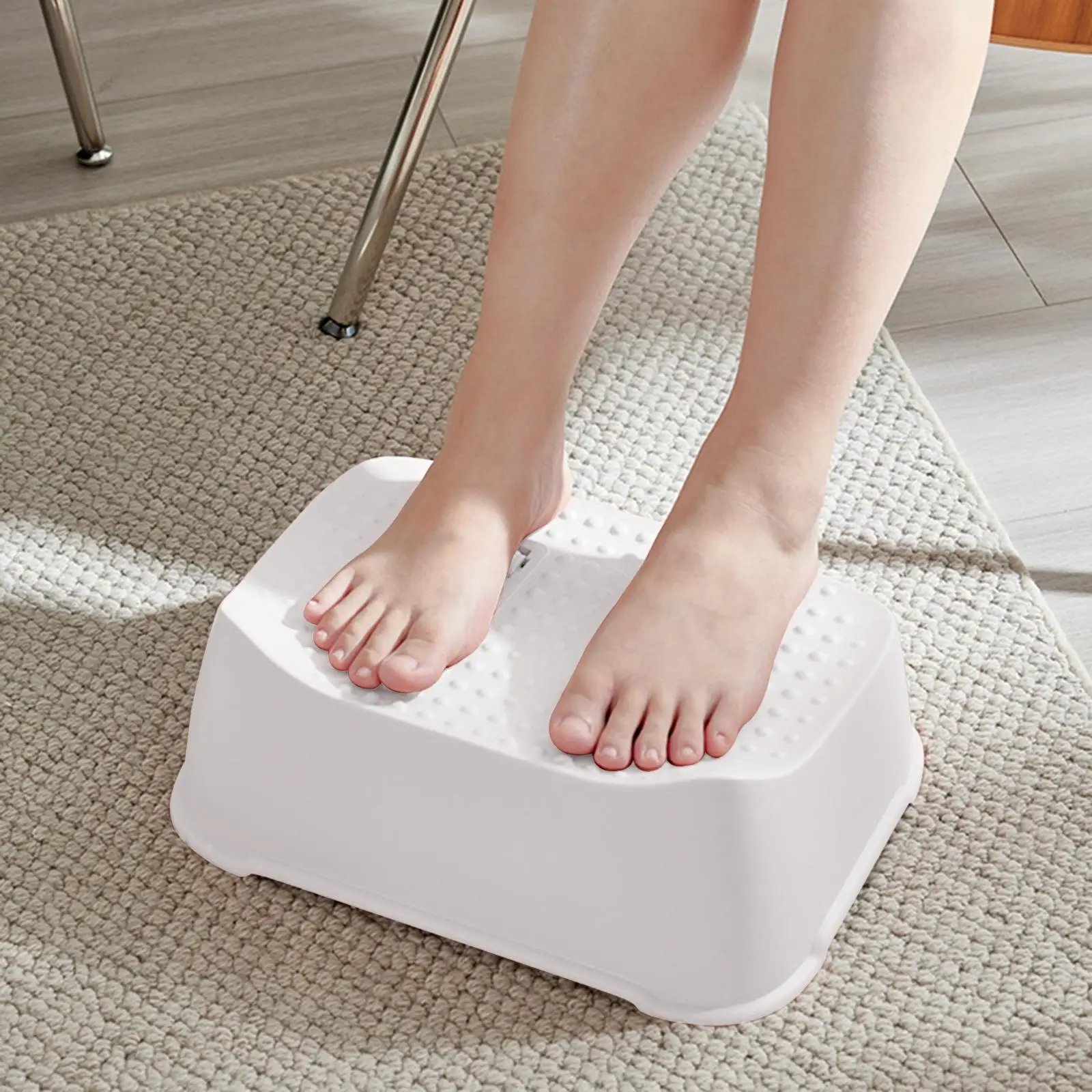 Under Desk Foot Rest and Leg Rest Pillow Compact Tilt Angle for Home