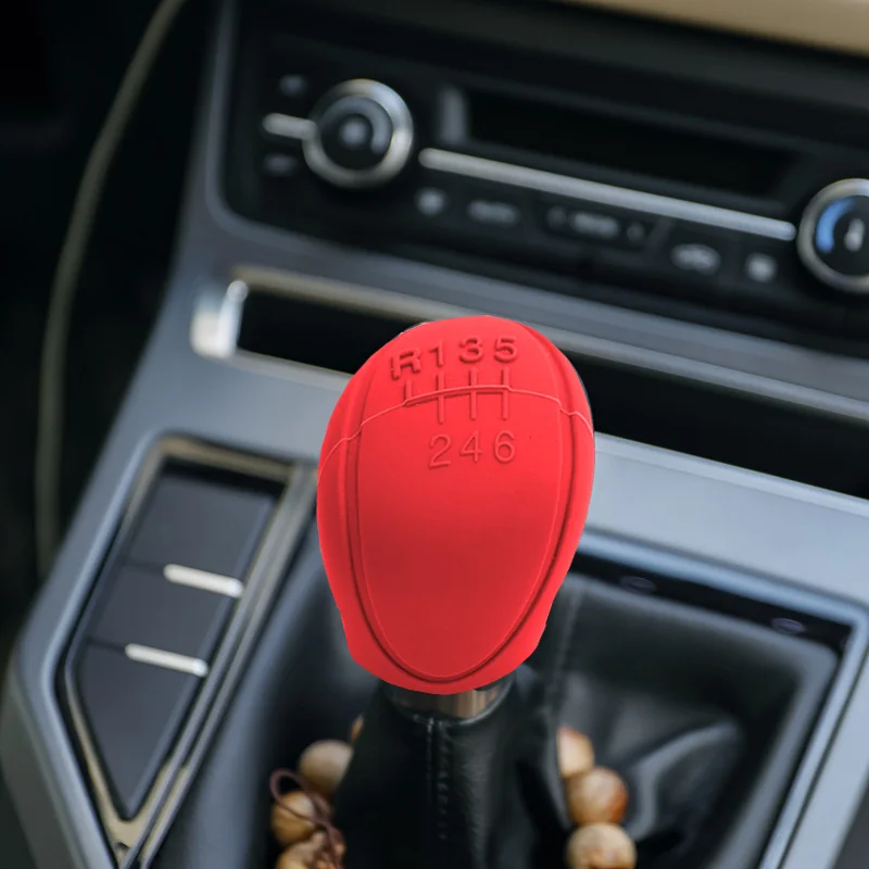 2025 Car Manual Gear new Shift Knob Non-Slip Cover 6-speed Gear Shift Grip Handle Silicone Anti-slip Protective Covers Accessories