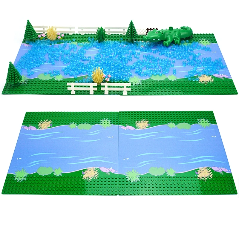 32x32 32x16 Dots Classic Base Plates Assembly Bricks Baseplate City Street Road Plate Toy new Gifts For Children 2025 Building Blocks