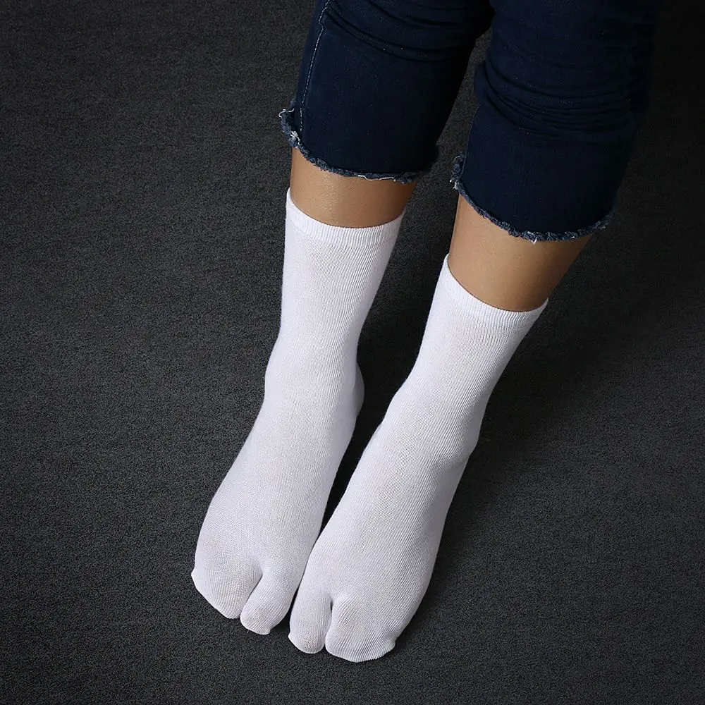 1Pairs Breathable Two Fingers Socks Practical Unisex Japanese Kimono Flip Flop Sandal Split Toe Socks