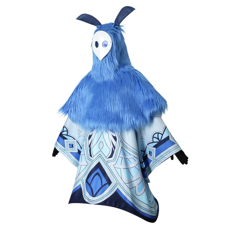 Game Abyss Mage Cosplay Costume Genshin Impact Water Ice Fire Thunder Attribute Outfit Halloween Carnival Cape Mask Gloves Props