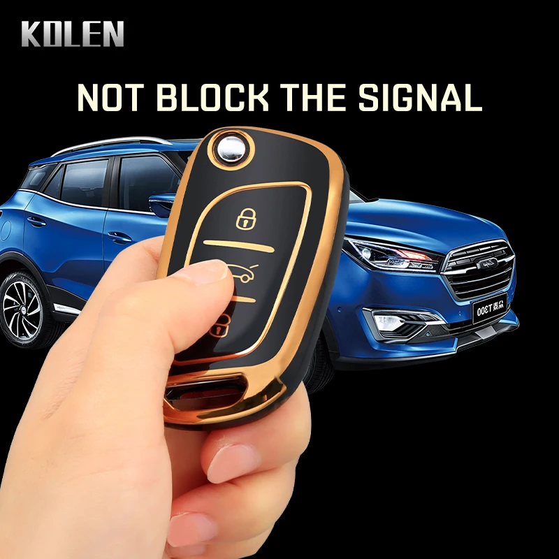 TPU Car Flip Key Case Cover Shell Fob For Citroen C1 C2 C3 C4 C5 XSARA PICA For Peugeot 306 407 807 For DS DS3 DS4 DS5 DS6 Bag