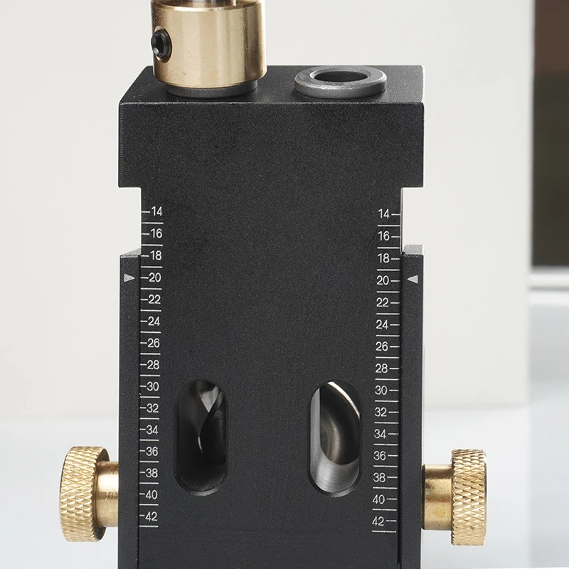 Portable Pocket Hole Jig Kit Inclined Hole Doweling Jig 15 Degree Angle Hole Puncher Household Cabinet Furniture Carpentry Tools