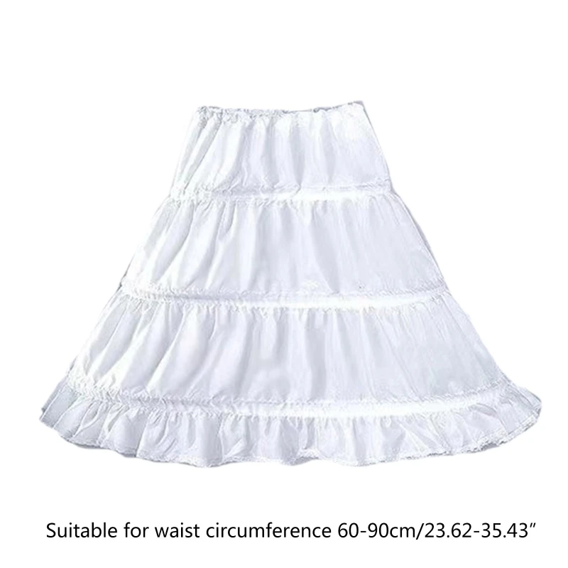 Women Crinoline Petticoat White Hoop Skirt Floor / Knee Length Ball 2025 Gown Slip Girls new Underskirt for Wedding Bridal Dress