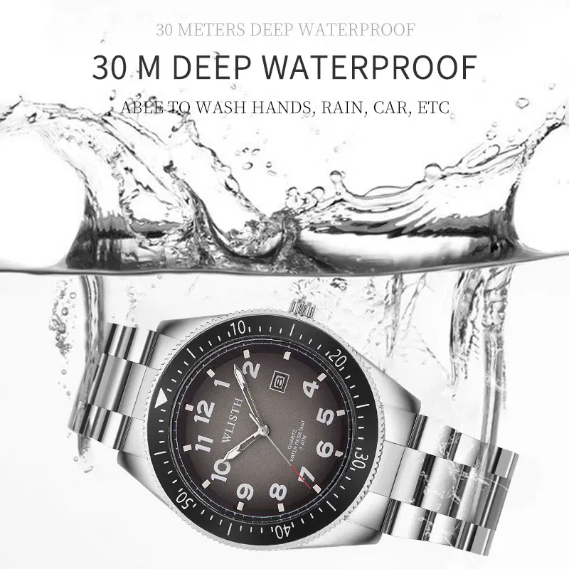 2023 Top Brand Luxury Men's Watch 30m Waterproof Date Clock Male Sports Watches Men Quartz Casual Wrist Watch Relogio Masculino
