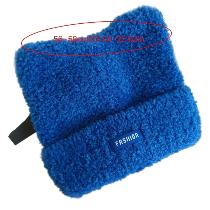 Devil 2025 Horn Hat Little Devil Hat Plush new Ear Hat Cute Funny Beanie Skullies Beanie Fleece Warm Ear Beanie Dropship