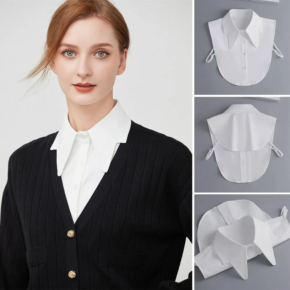Shirt Fake new Collar Vintage Stand Detachable Shirt Collar Women Blouse Sweater Shirt 2025 Collar False Collar Lapel Top Collars Decor