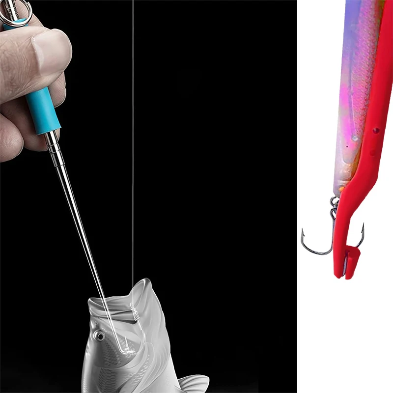 3Pcs Fish Hook Remover Tool Fishing Disgorger Plastic Portable Unhook Extractor Fishing Supplies Accessories