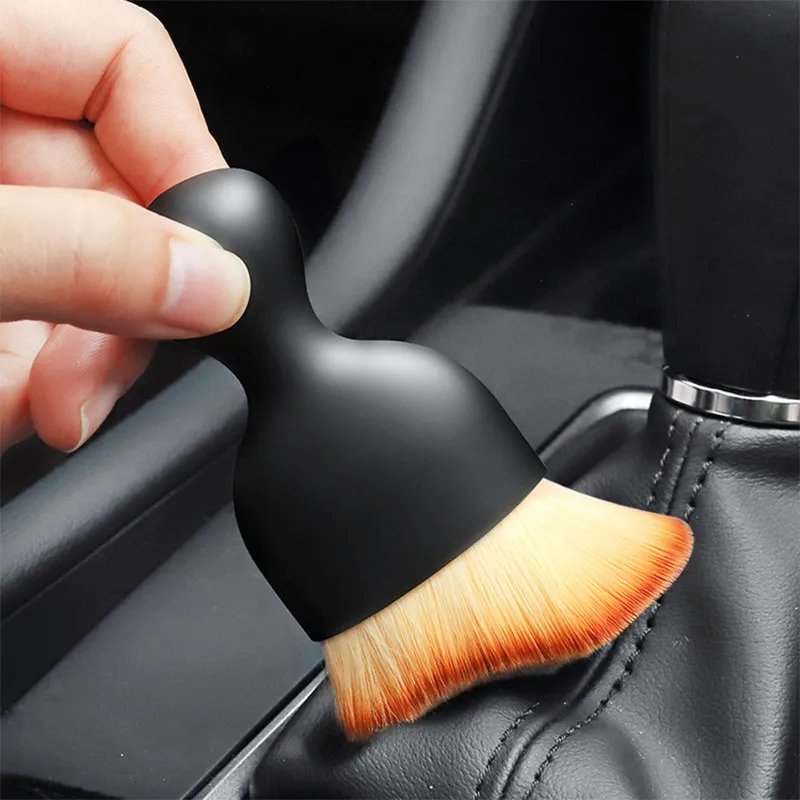 3Pcs Soft Car 2025 Cleaning Brush Dashboard Air Outlet Gap Dust Removal Detailing Clean Tools Auto Maintenance new Interior Accessories